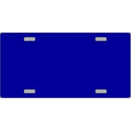 Powerhouse Navy Blue Solid Flat Automotive License Plates Blanks for Customizing PO125670